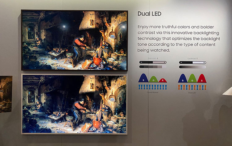 تکنولوژی دو آل ال ای دی dual led
