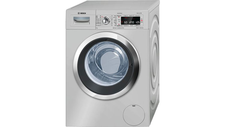 لباسشویی بوش 9 کیلو 1600دور نقره ای سری 8 مدل waw3256xgc
