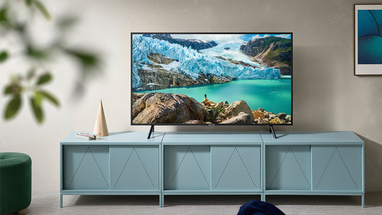 تلویزیون 55 اینچ سامسونگ تخت 4k جدید 2019 سری 7 مدل ru7100