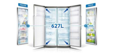 یخچال فریزر دوقلو سامسونگ مدلRZ28H61407F-RR35H66107F