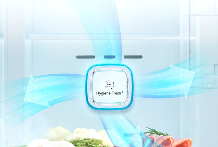 یخچال بالا پایین الجی 30 فوت بدون برفک نقره مدل gb-f872hlpl