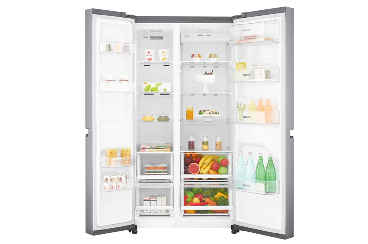 یخچال ساید بای ساید الجی 30 فوت استیل مدل gc-b247sluv