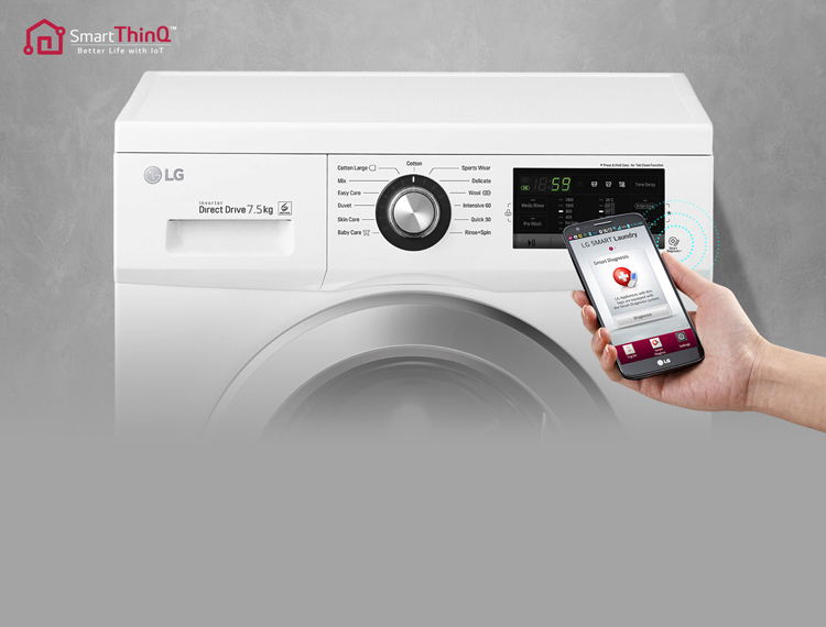 لباسشویی جدید الجی 7.5 کیلو 1200 دور مدل fh2j3qdnp0