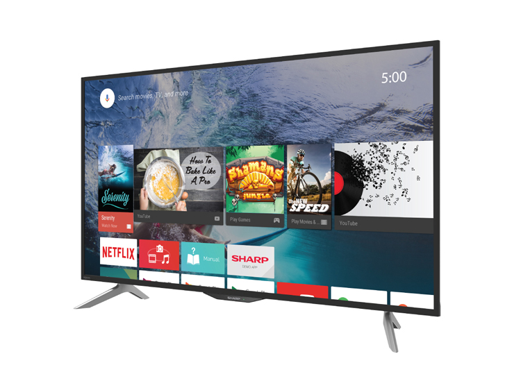 تلویزیون 60 اینچ شارپ 4k اسمارت اندروید مدل lc60ua6800x
