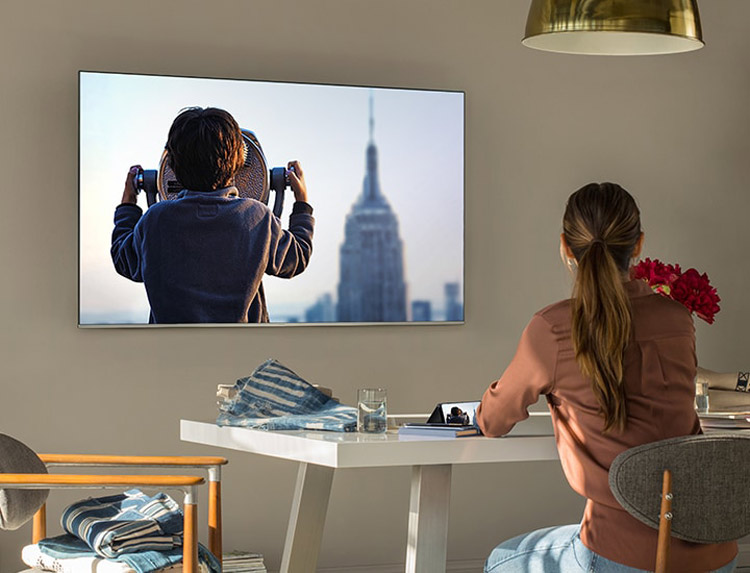 تلویزیون 55 اینچ سامسونگ تخت 4k جدید 2018مدل nu8000