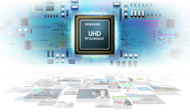 تلویزیون 65 اینچ سامسونگ تخت 4k جدید 2019 سری 7 مدل ru7100