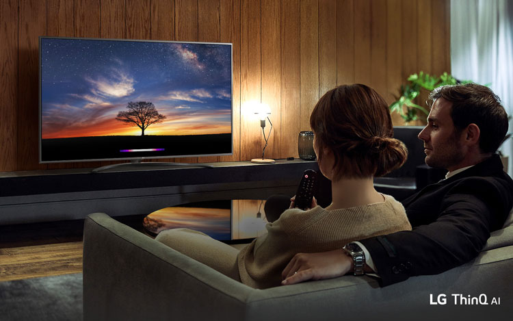 تلویزیون 55 اینچ الجی 4k اسمارت 2019 مدل 55um7660pva