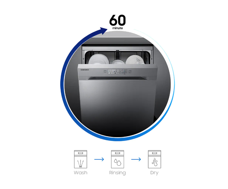 ظرفشویی 13 نفره سامسونگ دو طبقه مدل dw60m5010fs