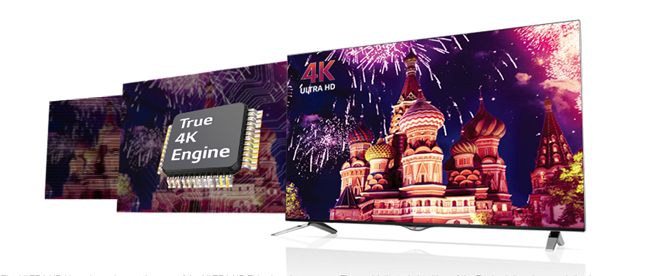 تلویزیون الجی 3d 4k 55 اینچ مدل ub950t