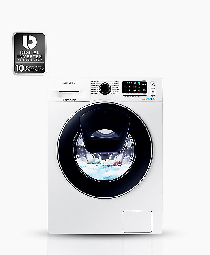 لباسشویی 8 کیلو سامسونگ 1200 دور اددواش مدل WW80K5213WW/FH