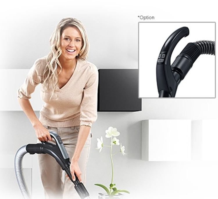 جارو برقی آب و خاک بدون کیسه سامسونگ امپراتور 2100 وات مدل vc21f50hudu