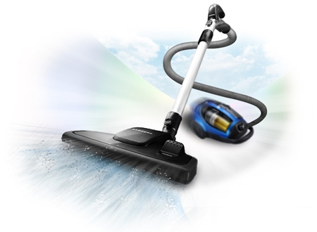 جاروبرقی ساسمونگ 2200وات اب و خاک بدون کیسه مدل sc8870