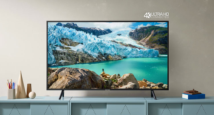 تلویزیون 65 اینچ سامسونگ تخت 4k جدید 2019 سری 7 مدل ru7100