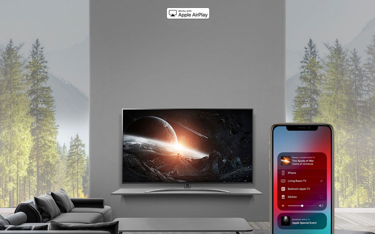 تلویزیون 55 اینچ الجی 4k نانوسل 2019 مدل sm8600