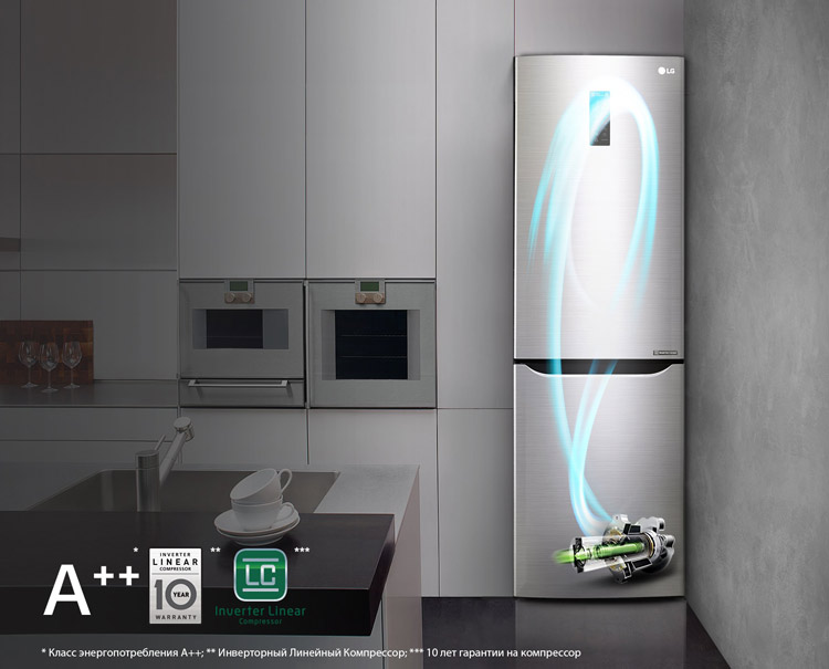 یخچال بالا پایین الجی 24-26 فوت آبریز داز مدل gc-f429smqz