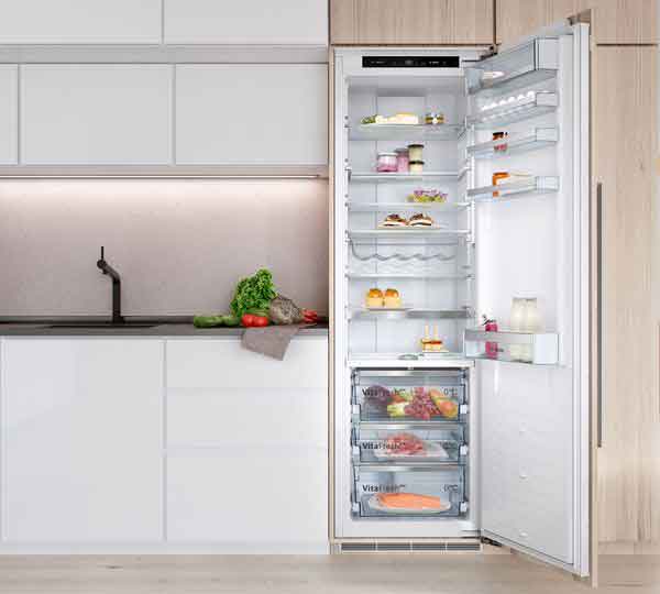 یخچال فریزر دوقلو بوش اسپانیا سری 8 آبریز دار مدل ksw36pi304-gsd36pi204