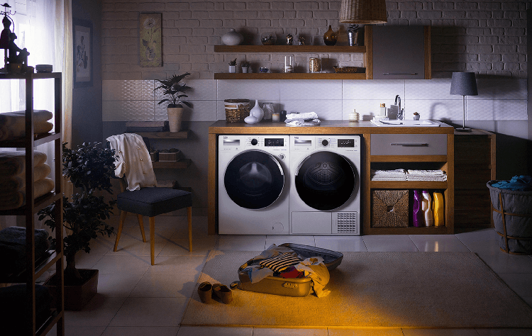 لباسشویی بکو 9 کیلویی نقره ترک 1400 دور مدل 9745