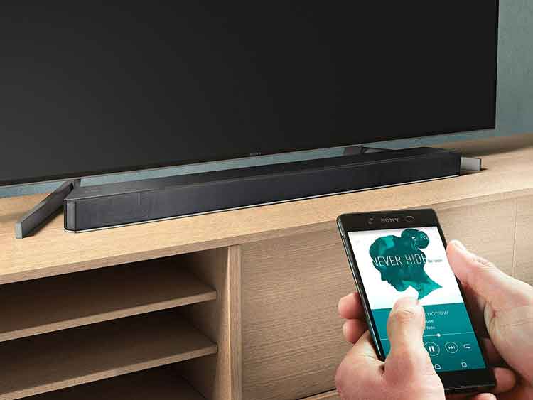 ساندبار سونی 300 وات سه بعدی فورکی اچ دی ار مدل ht-x9000f