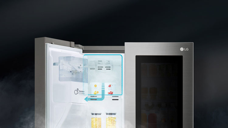 یخچال ال جی ساید بای ساید اینستاویو دور این دور gr-x259