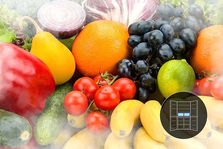 یخچال ساید بای ساید چهار درب سامسونگ مدل rf48a