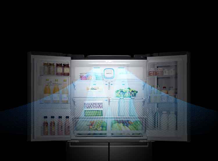 یخچال ساید بای ساید الجی اینستاویوو 30 فوت 5 درب مدل gr-x29