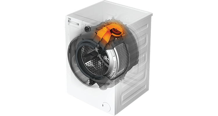 لباسشویی بکو 9 کیلویی نقره ترک 1400 دور مدل 9745