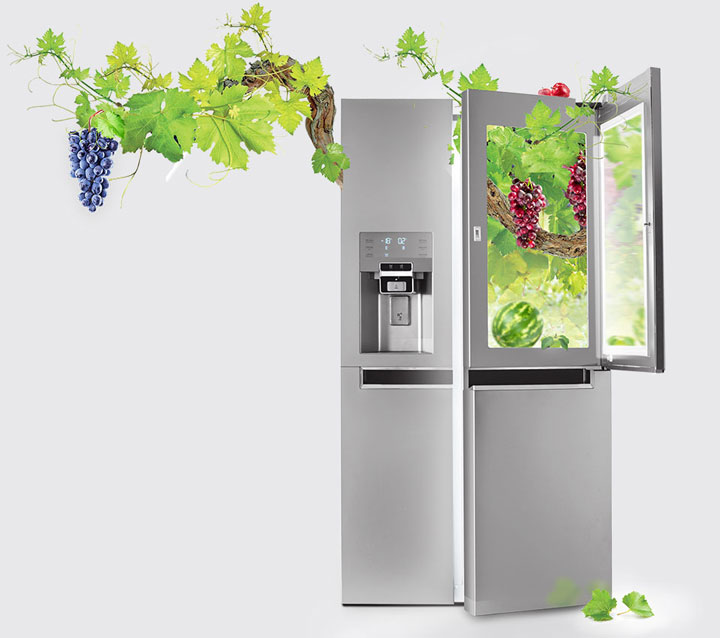 یخچال ساید بای ساید دوو 34 فوت دور این دور بدون برفک مدل d2s-0034