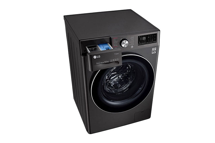 لباسشویی ده کیلو و نیم ال جی مدل wv9142brp با قابلیت توین واش