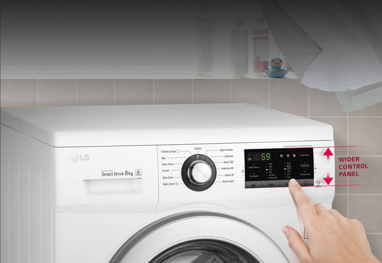 لباسشویی الجی 7 کیلو سفید 1200 دور مدل fh2j3qdnp0