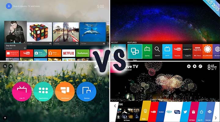 فرق تلویزیون اندروید با web os