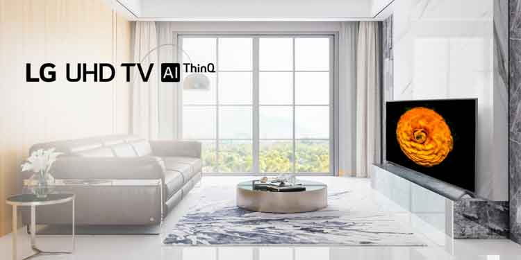 تلویزیون ۵۵ اینچ ال جی فورکی اسمارت سری8 جدید 2020 مدل nano80vna