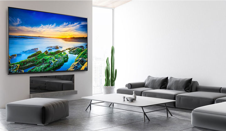 تلویزیون ال جی مدل nano90 سایز های 55 و 65 اینچ اسمارت فورکی نانوسل 2020