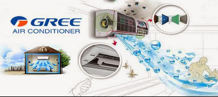 کولر گازی گری 12 هزار اینورتر هوشمند 2020 مدل بورا gwh12qb-k3dna5d