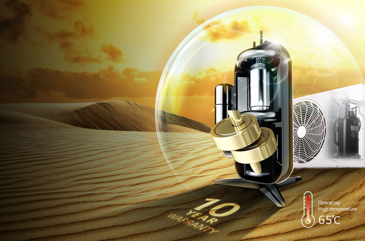کولر گازی الجی 18000 دوال اینورتر آی کنترل هوشمند مدل amp-18k