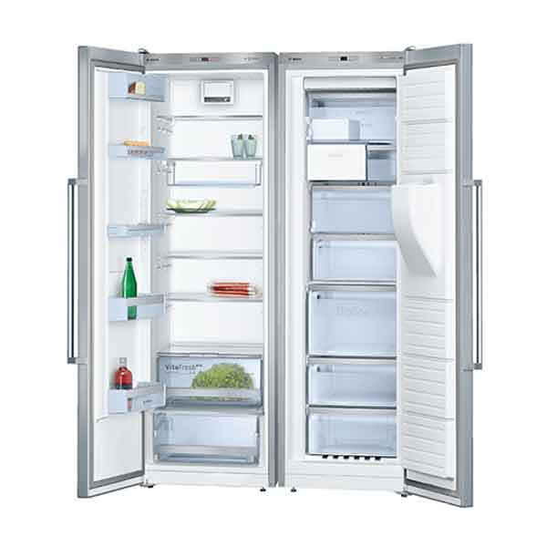 یخچال فریزر دوقلو بوش اسپانیا سری 8 آبریز دار مدل ksw36pi304-gsd36pi204